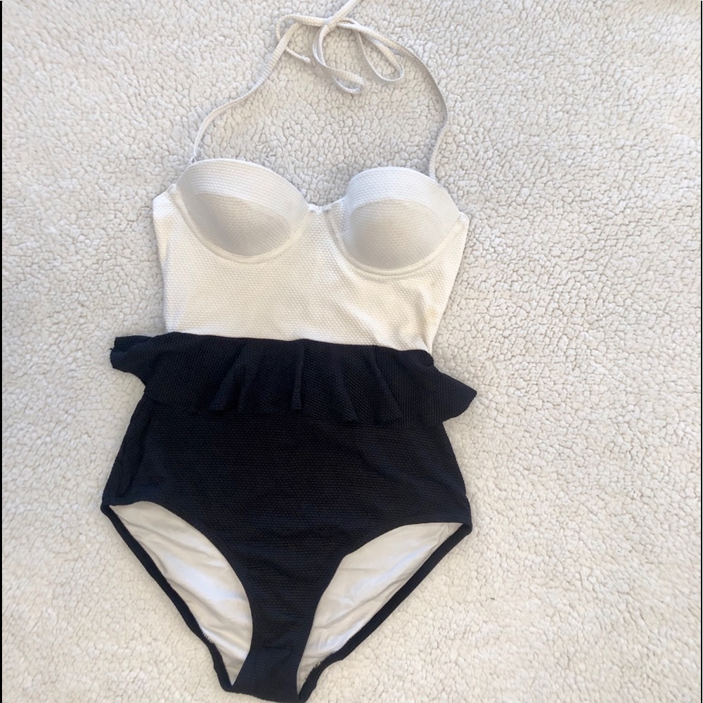 Topshop Ruffle Swimsuit